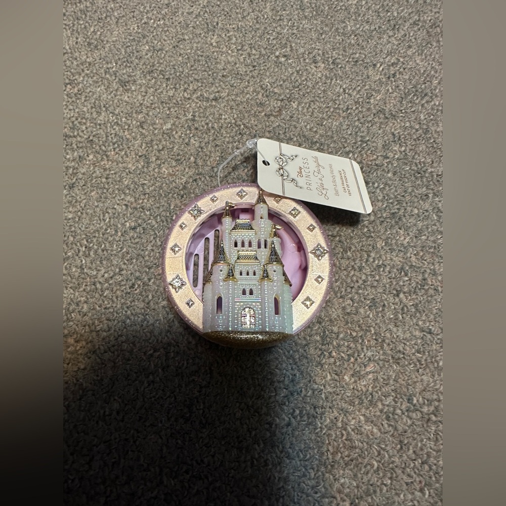 Bath & Body Works Disney Princess Castle Car Fragrance Vent Visor Clip Fairytale